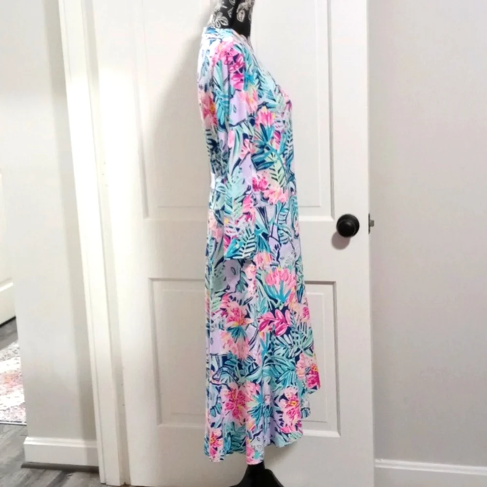 🐘HTF Lilly Pulitzer🐘 - Rozaline Wrap Dress - Picture 7 of 16
